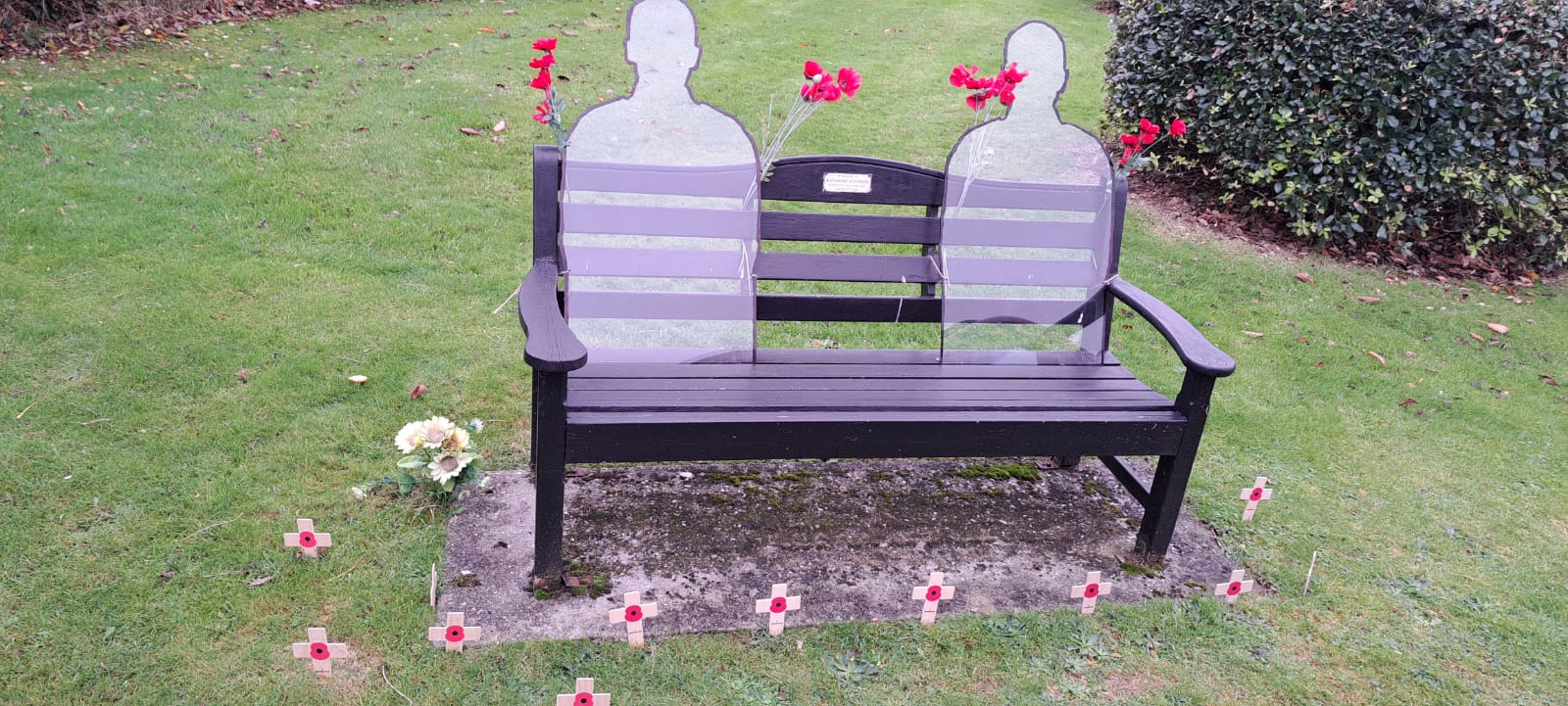 Photo of Remembrance Memorials and Poppies 
